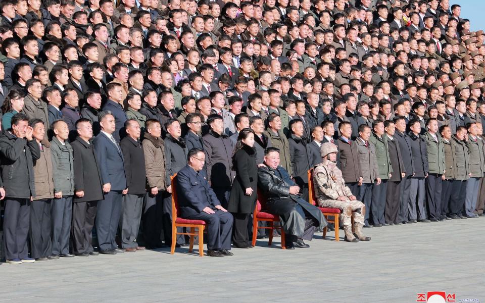 The second appearance follows the first public sighting of the girl last Saturday - KCNA