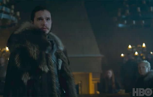 Oh hey there, Jon. Source: HBO