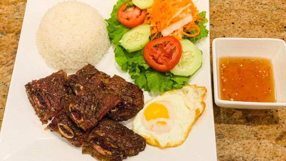 Grilled Vietnamese BBQ short ribs at Pho Wagyu in Port St. Lucie