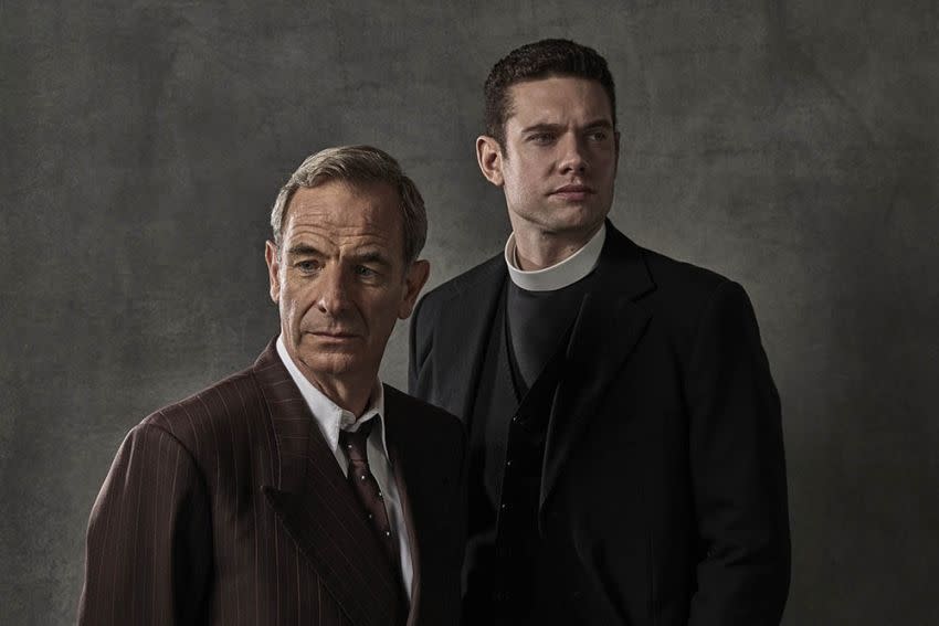 itv grantchester robson green tom brittney