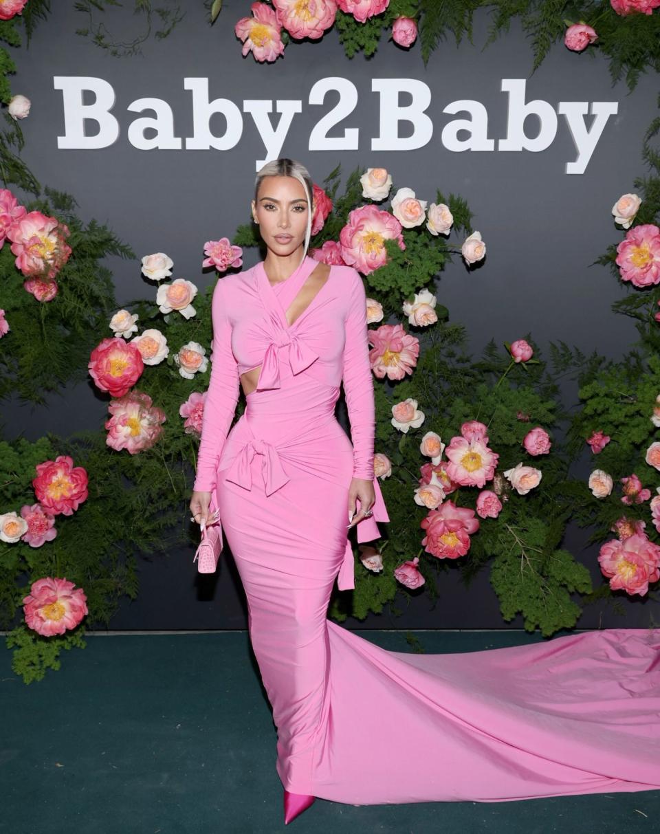 WEST HOLLYWOOD, CALIFORNIA - NOVEMBER 12: Kim Kardashian attends the 2022 Baby2Baby Gala presented by Paul Mitchell at Pacific Design Center on November 12, 2022 in West Hollywood, California. (Photo by Phillip Faraone/Getty Images for Baby2Baby)