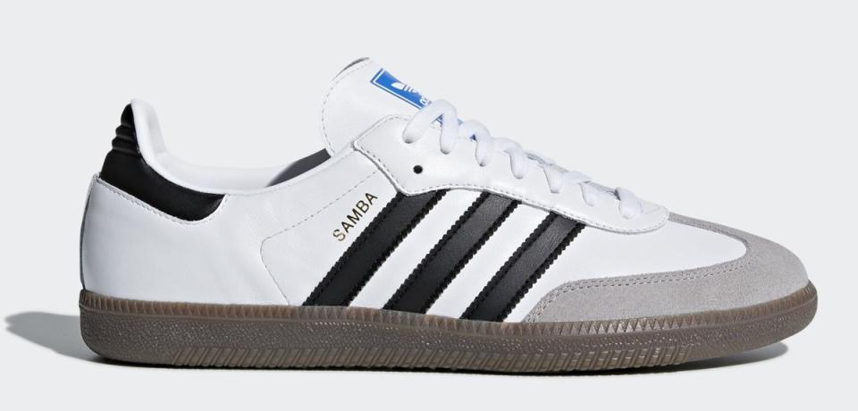 <p>adidas</p><p><strong>Sneaker: </strong>The adidas Samba.</p><p><strong>Why We Love It: </strong>The adidas Samba has been the sneaker of the summer for two straight years and shows no signs of slowing down.</p><p><strong>How To Buy It: </strong>Online shoppers can choose between dozens of colorways of the Samba starting at $100 on the <a href="https://clicks.trx-hub.com/xid/arena_0b263_mensjournal?event_type=click&q=https%3A%2F%2Fgo.skimresources.com%2F%3Fid%3D106246X1726268%26url%3Dhttps%3A%2F%2Fwww.adidas.com%2Fus%2Fsamba&p=https%3A%2F%2Fwww.mensjournal.com%2Fsneakers%2Fthe-most-stylish-affordable-sneakers-for-spring-2024%3Fpartner%3Dyahoo&ContentId=ci02d78e41800025f8&author=Pat%20Benson&page_type=Article%20Page&partner=yahoo&section=PUMA&site_id=cs02b334a3f0002583&mc=www.mensjournal.com" rel="nofollow noopener" target="_blank" data-ylk="slk:adidas website;elm:context_link;itc:0;sec:content-canvas" class="link ">adidas website</a>.</p>
