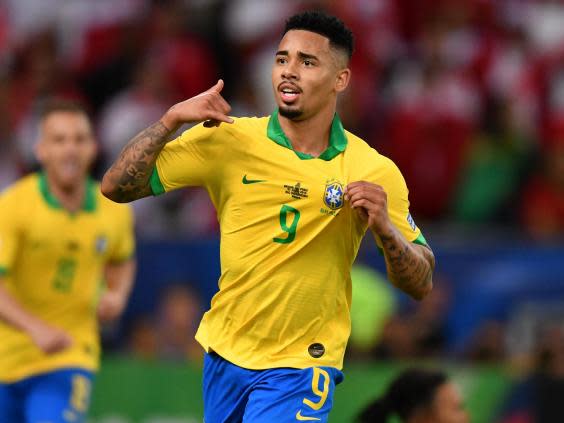 Gabriel Jesus is looking forward to meeting some familiar faces as Brazil meet Argentina (Getty)