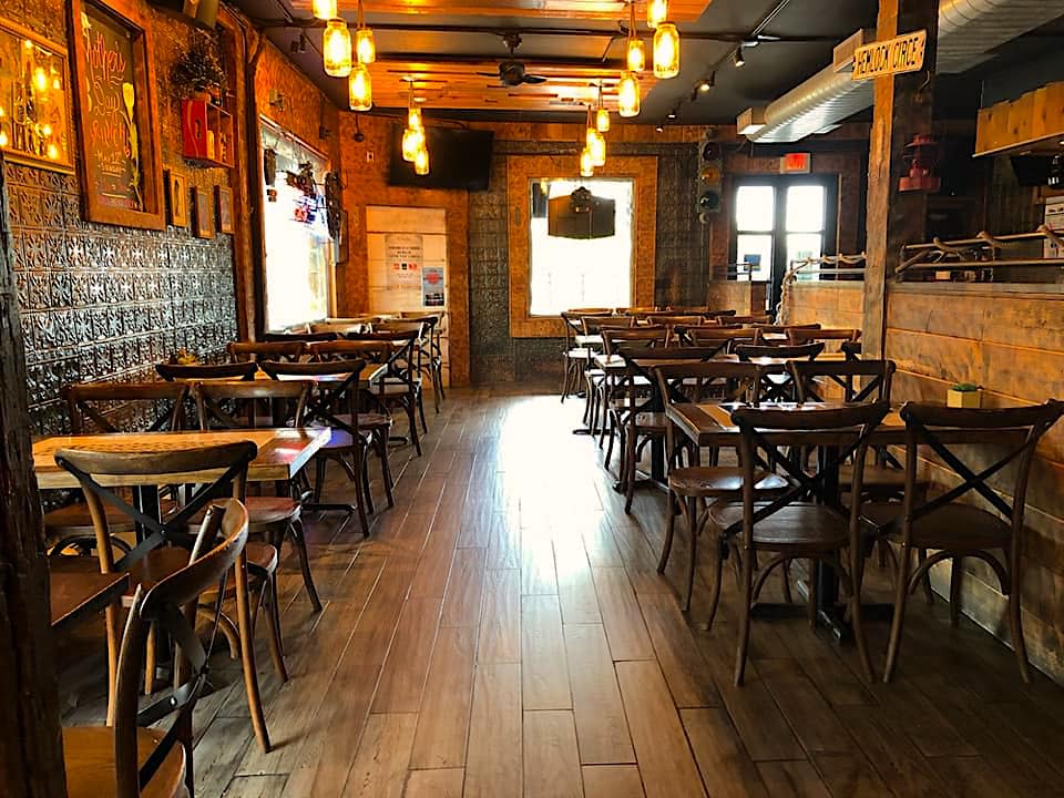 The dining room at The Front Porch.