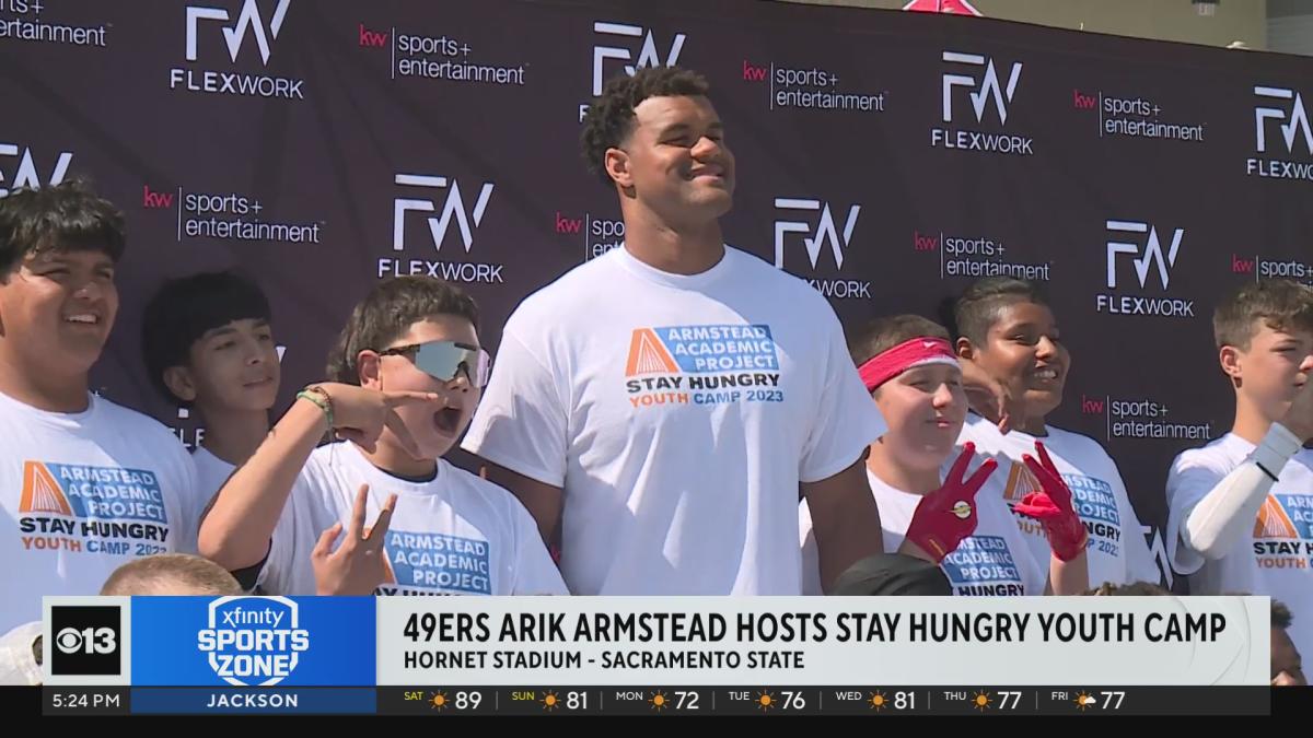 49ers' Arik Armstead hosts Stay Hungry Youth Camp