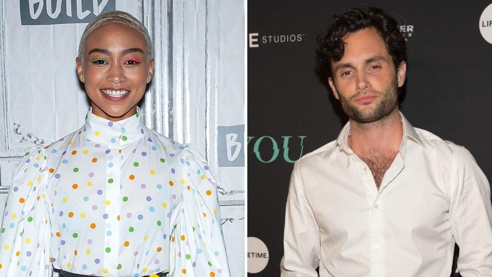 Tati Gabrielle, Penn Badgley - Credit: Everett Collection