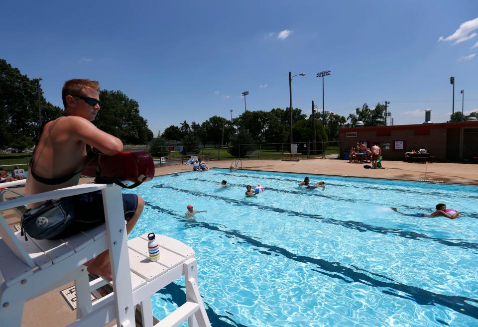 The Meador Park Pool on Saturday, June 8, 2019.