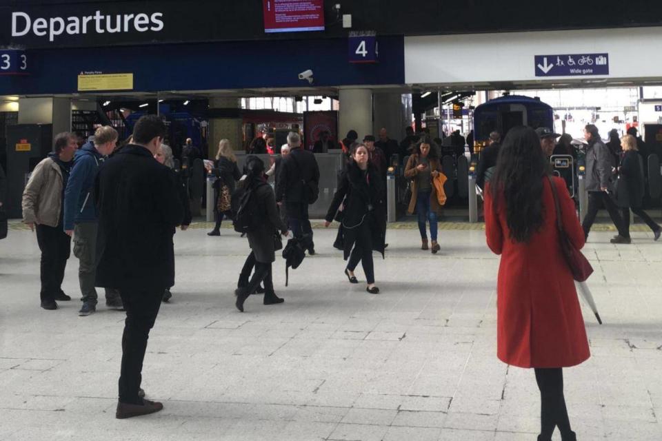 Going places? London Waterloo is normally the busiest station in Britain (Simon Calder)