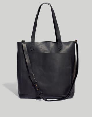 The Madewell leather transport tote