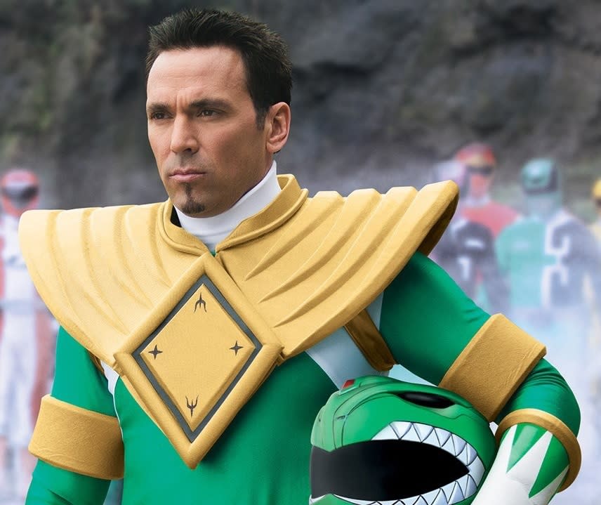 Jason David Frank goes Green again in TV’s ‘Power Rangers Megaforce’ (credit: Viacom)<br>