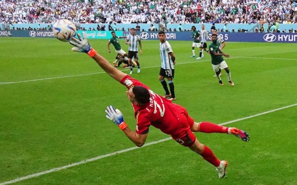 Salem Al-Dawsari of Saudi Arabia scores his team's second goal - GETTY IMAGES/Hannah McKay