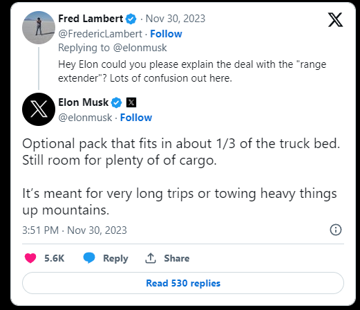 La explicación de Musk