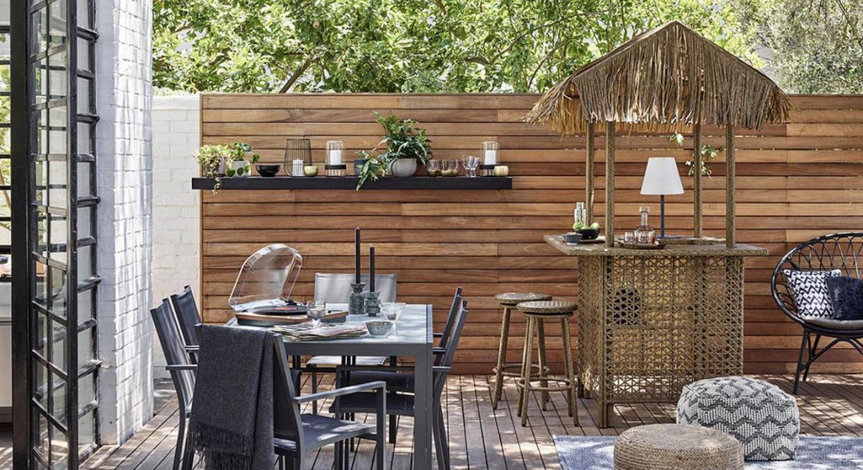 John Lewis is selling a garden tiki bar. (Getty Images) 