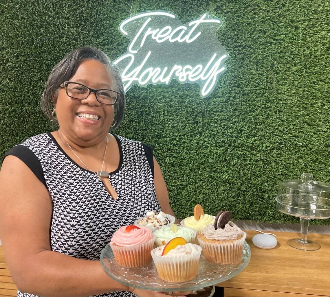 Pamela Johnson, owner of Little Sweeties Cakery, at 585 Carl Vinson Parkway, Suite 400.