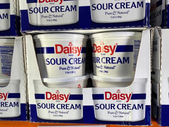 daisy sour cream display at costco