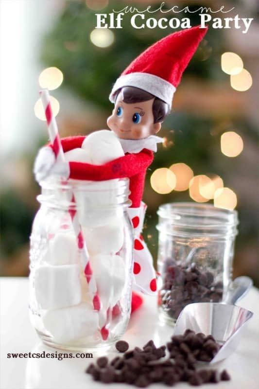 35) Elf on the Shelf Cocoa Party