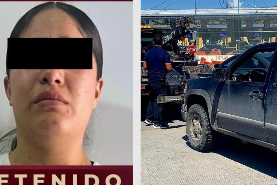 Detienen a mujer que chocó a policías al intentar entrar en garita San Ysidro