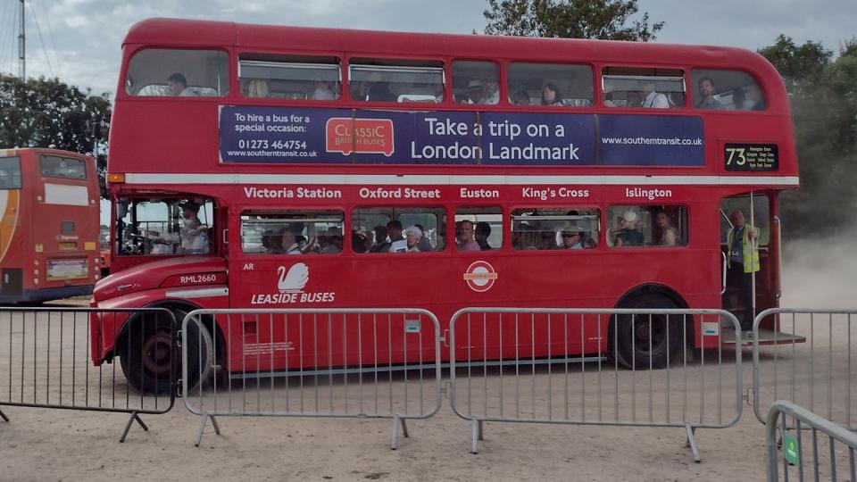 goodwood revival london bus