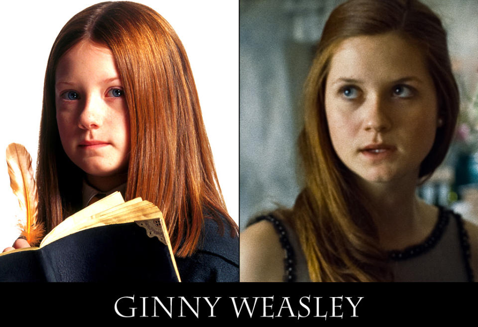 Harry Potter Actors Through the Years 2010 Ginny Tile