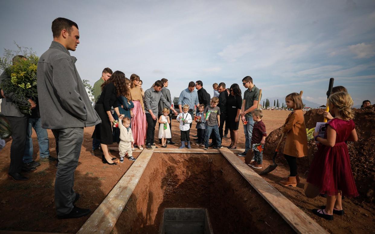 A funeral for one of the victims of the tragedy in Mexico - Getty Images South America