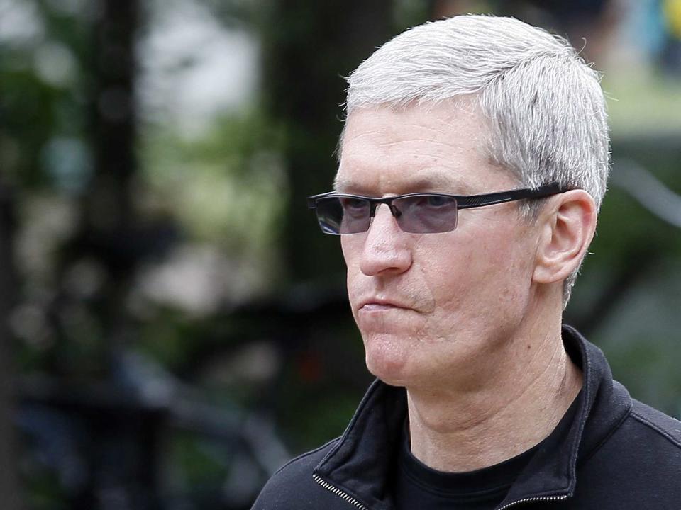 Tim Cook angry sad