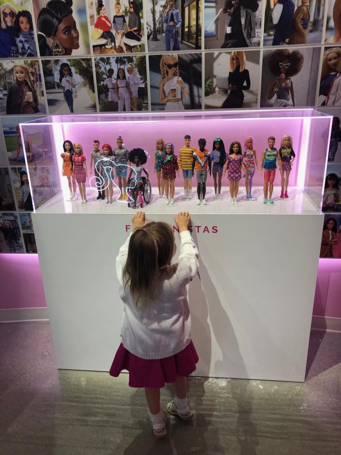 A look at the Barbie Dream House exhibit. (Photo: Getty Images)