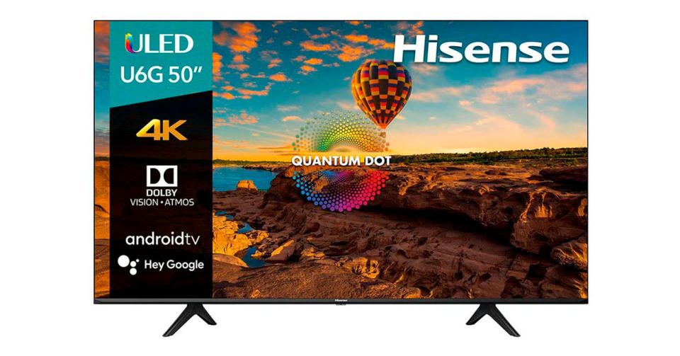 Hisense cuenta con este modelo con una buena relación calidad/precio - Imagen: Amazon México