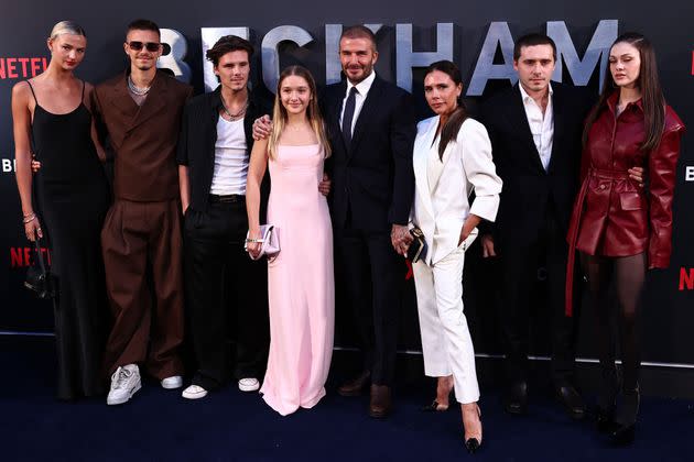 The Beckham family pictured together in October 2023