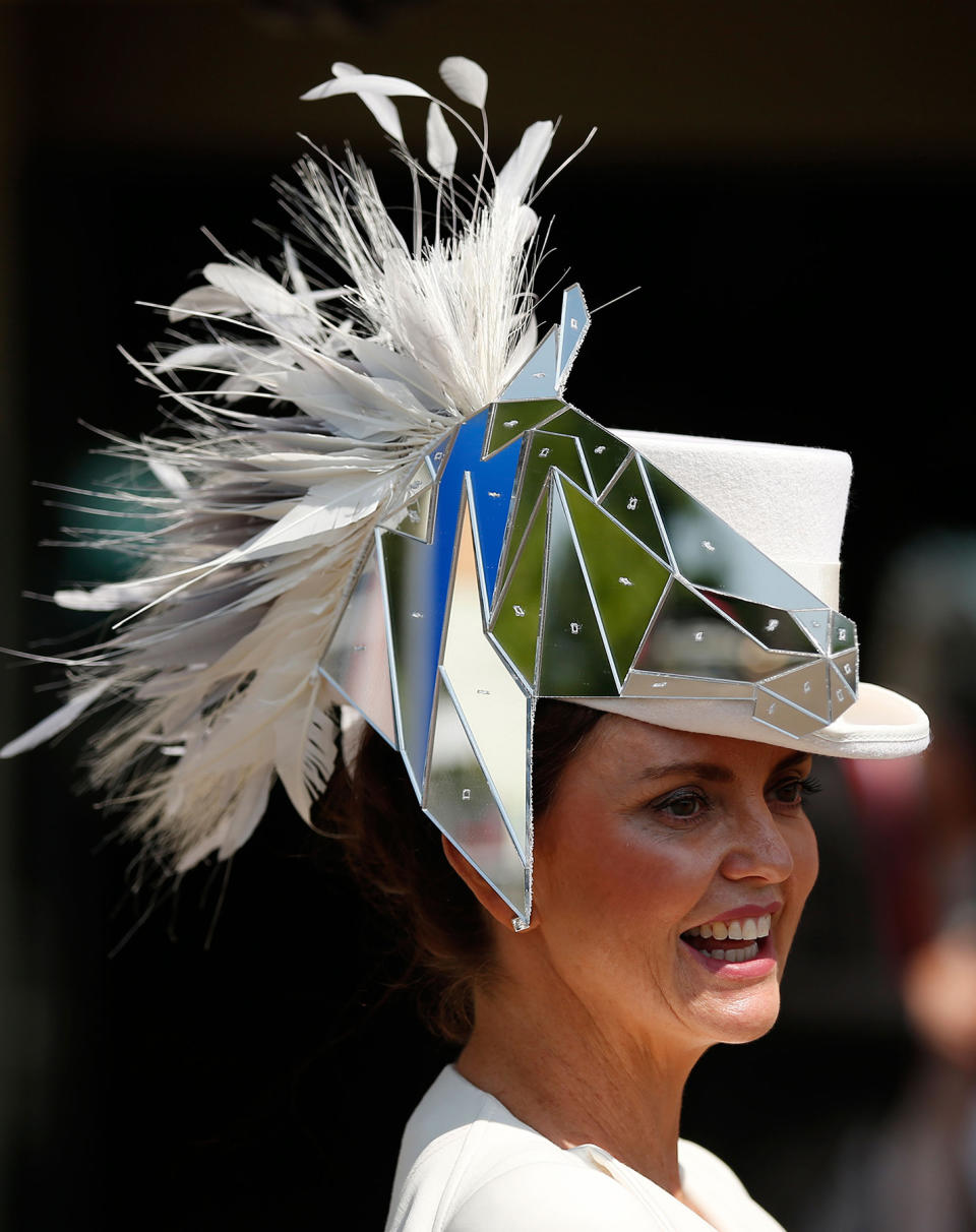 <p>A racegoer at Ascot Racecourse at the Royal Ascot on June 20, 2017. (Matthew Childs/Action Images/Reuters) </p>