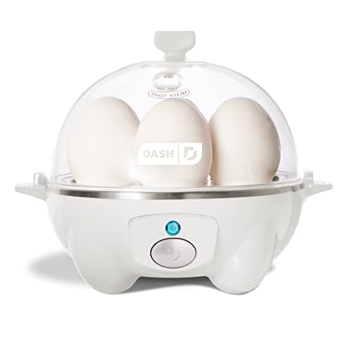 DASH Rapid Egg Cooker: 6 Egg Capacity Electric Egg Cooker for Hard Boiled Eggs, Poached Eggs, S…