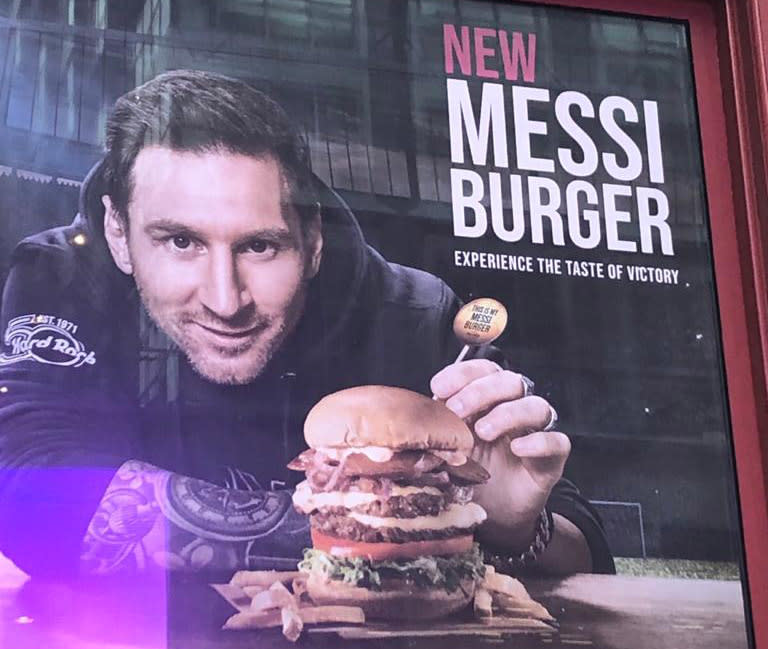 La Messi Burger, lanzada no solo en estados 
