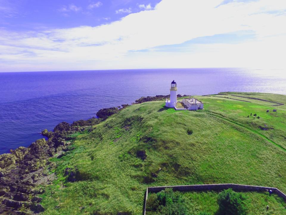 <p>The 29-acre island is home to a 19th-century, fully automated lighthouse tower. </p>