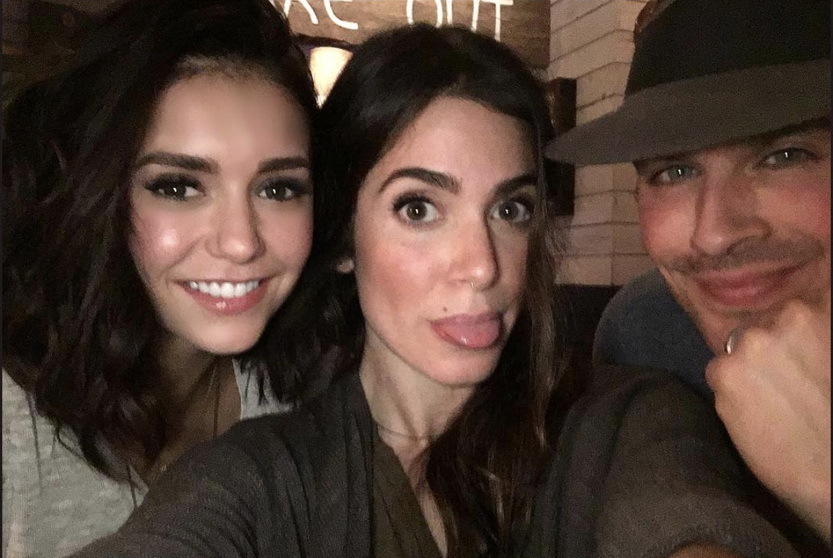 Nina Dobrev, Nikki Reed and Ian Somerhalder in a February 2017. (Photo: Nina Dobrev <a href="https://www.instagram.com/p/BQOCMR2AK-D/?utm_source=ig_embed" rel="nofollow noopener" target="_blank" data-ylk="slk:via Instagram;elm:context_link;itc:0;sec:content-canvas" class="link ">via Instagram</a>)