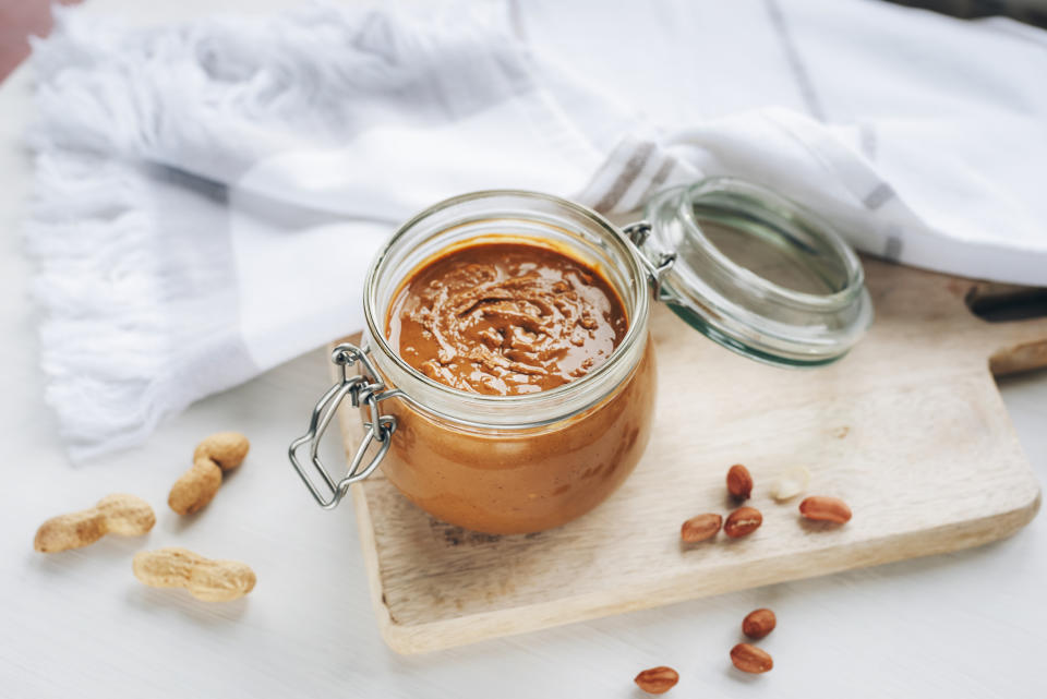 Peanut butter on board. (Getty Images)