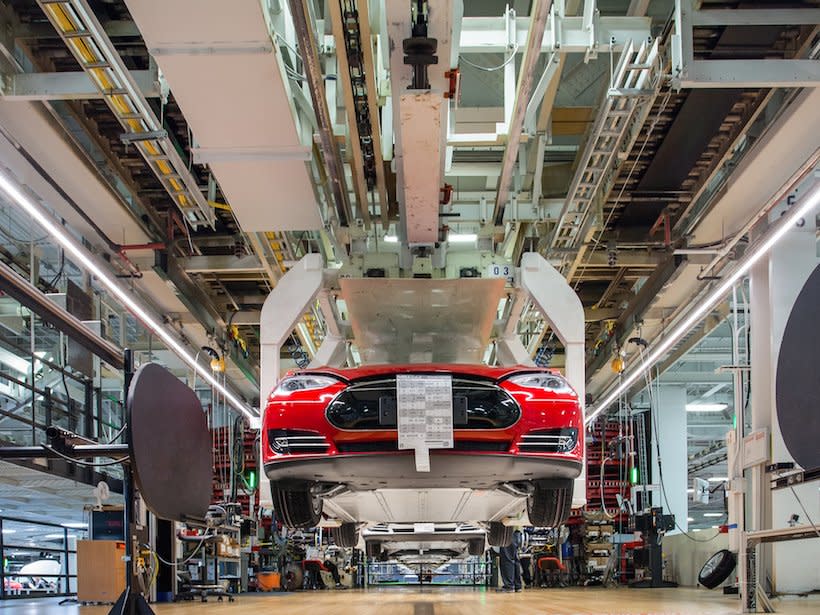 tesla fremont factory