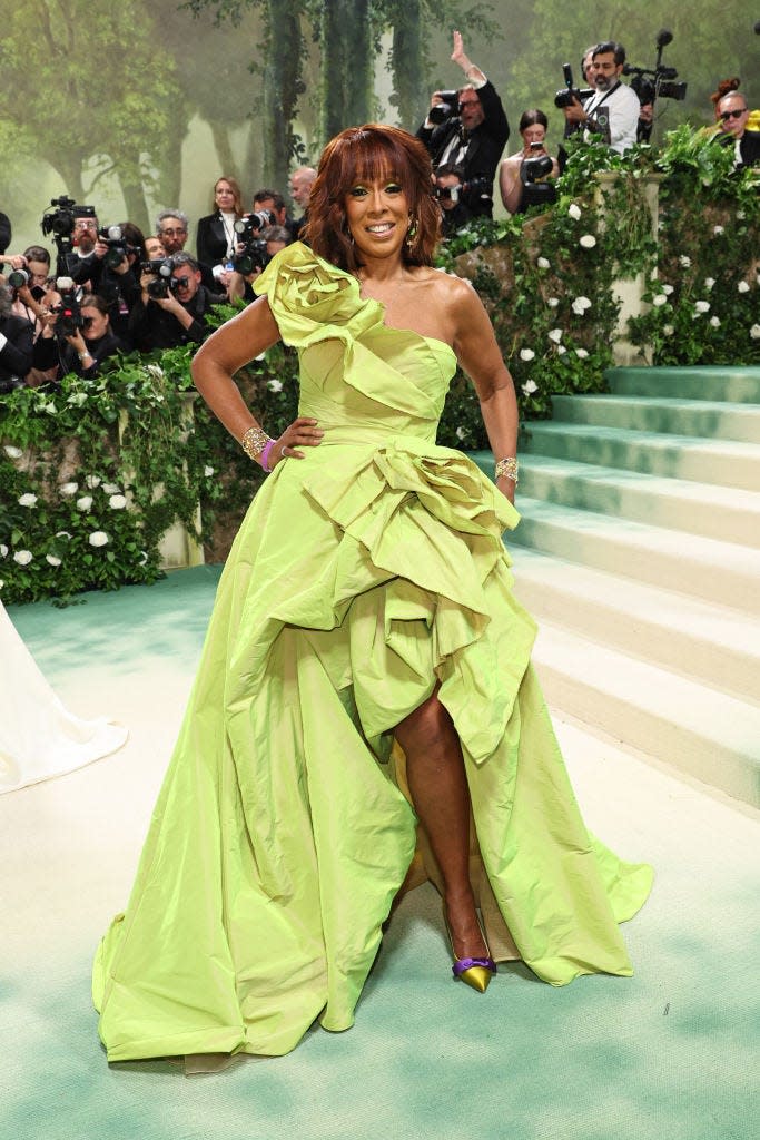 Gayle King attends the 2024 Met Gala.