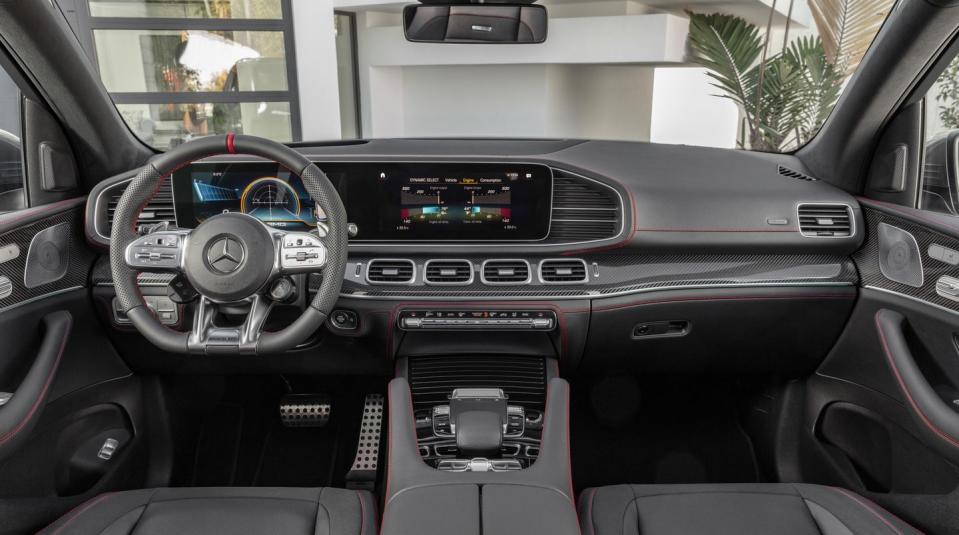 <p>Activate the GLE53's official fragrance, known as AMG#63, if you want to smell like a pro without driving like one. An actual GLE63 with the venerable twin-turbo 4.0-liter V-8 will follow.</p>