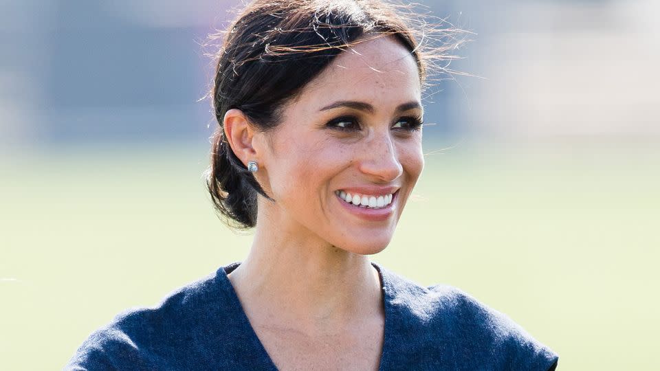 Meghan, Duchess of Sussex attends the Sentebale Polo Cup 2018 in Windsor, England.  - Samir Hussein/WireImage/Getty Images