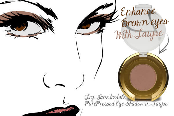 Brown Eyes: Taupe Is Tops