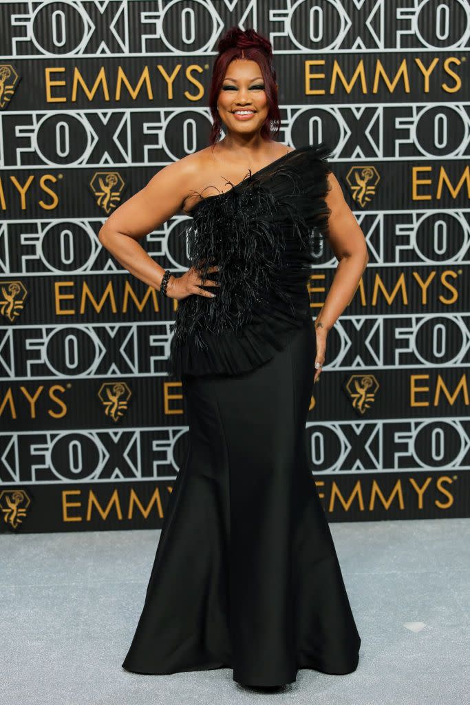 garcelle beauvais at 75th primetime emmy awards arrivals