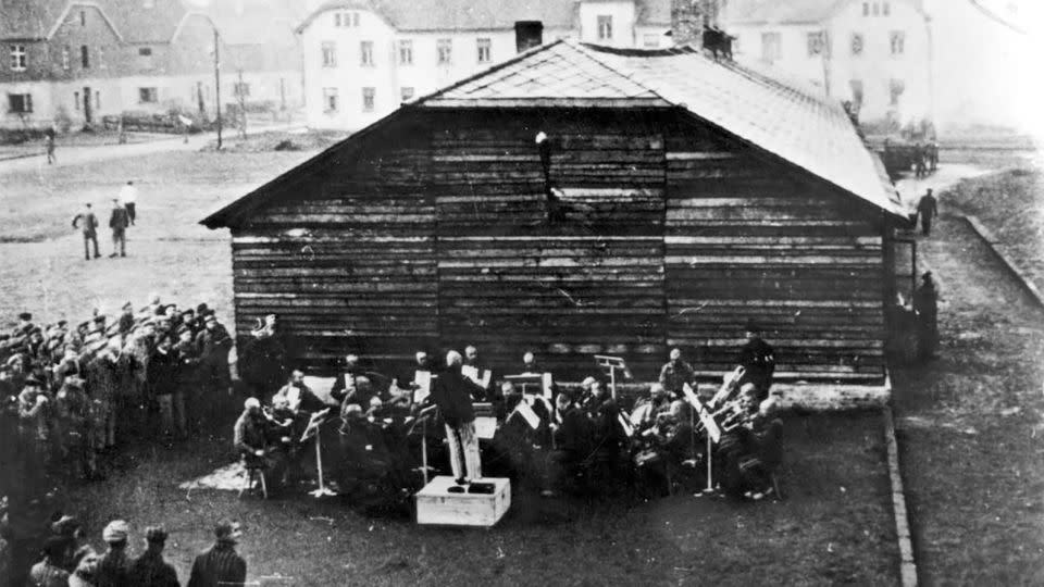 An orchestral performance at Auschwitz. - The Auschwitz Memorial