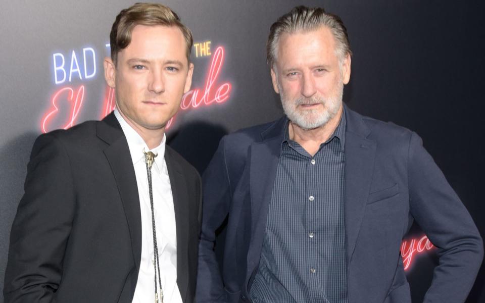 Die optische Ähnlichkeit ist nicht zu leugnen: Lewis Pullman (links) sieht aber nicht nur wie eine jüngere Version seines Vaters Bill aus, der 29-Jährige wandelt auch beruflich auf dessen Spuren. Er ist nicht der einzige Hollywood-Sprässling, der versucht in die Fußstapfen seiner Eltern zu treten ... (Bild: Michael Tullberg/Getty Images)