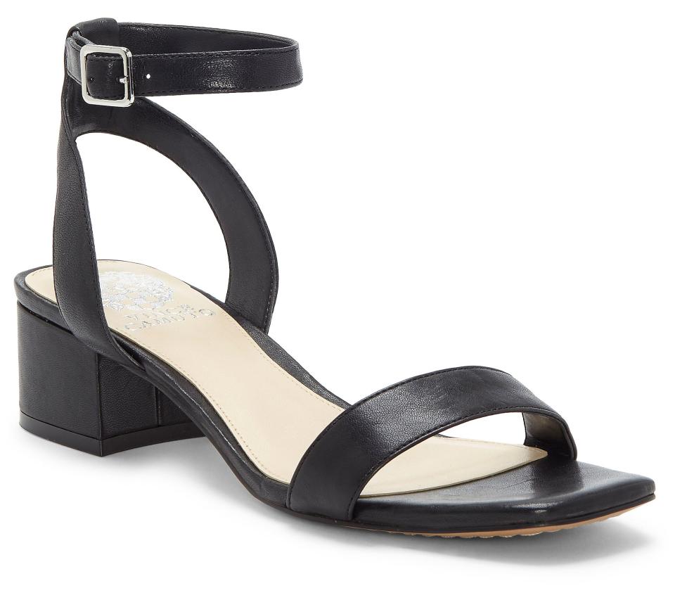 Vince Camuto Leather Heeled Sandals (Photo: QVC)