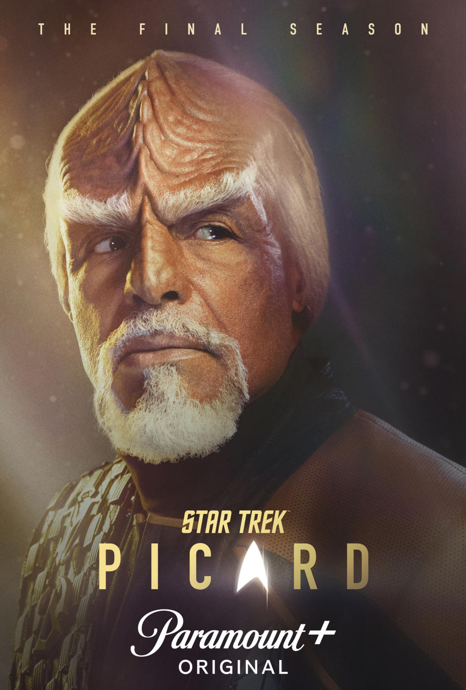 A promotional headshot of Michael Dorn as Worf, son of Mogh, of the House of Martok.