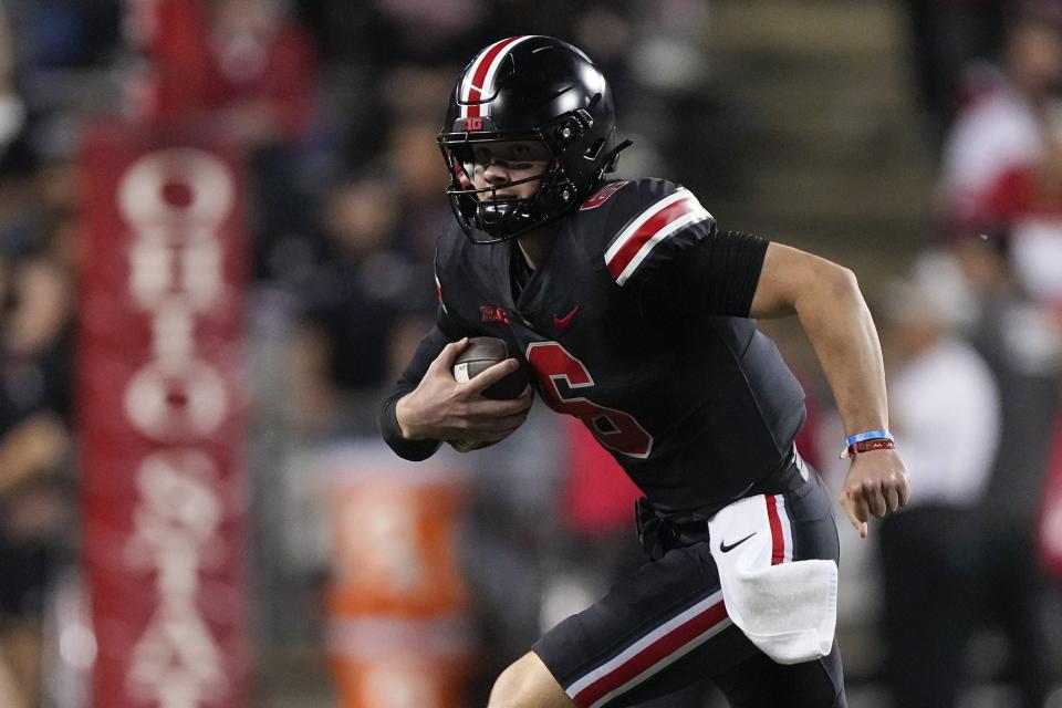 Ohio State quarterback Kyle McCord has done agility training and hot yoga to improve his athleticism.