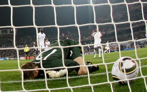 Green was dropped by England after a mistake in their opening game at the 2010 World Cup - Credit: REUTERS