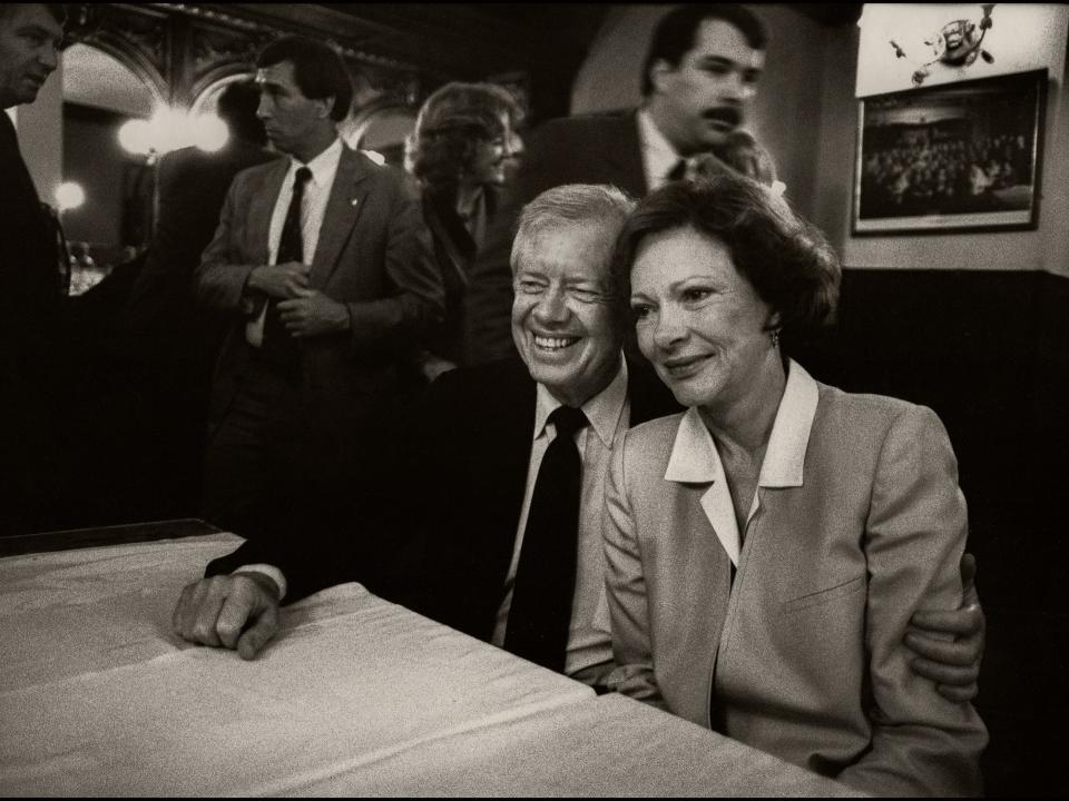 Jimmy and Rosalynn Carter in 1981.