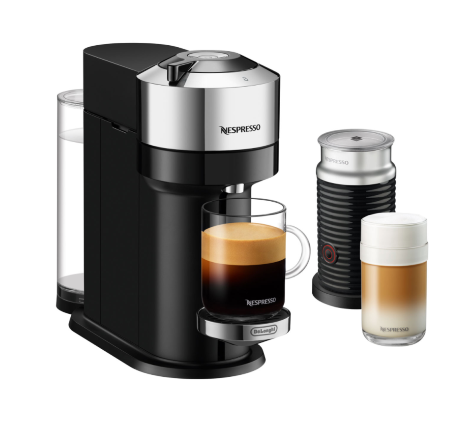 Nespresso Vertuo Next Coffee & Espresso Machine with Aeroccino (Photo via Best Buy Canada)