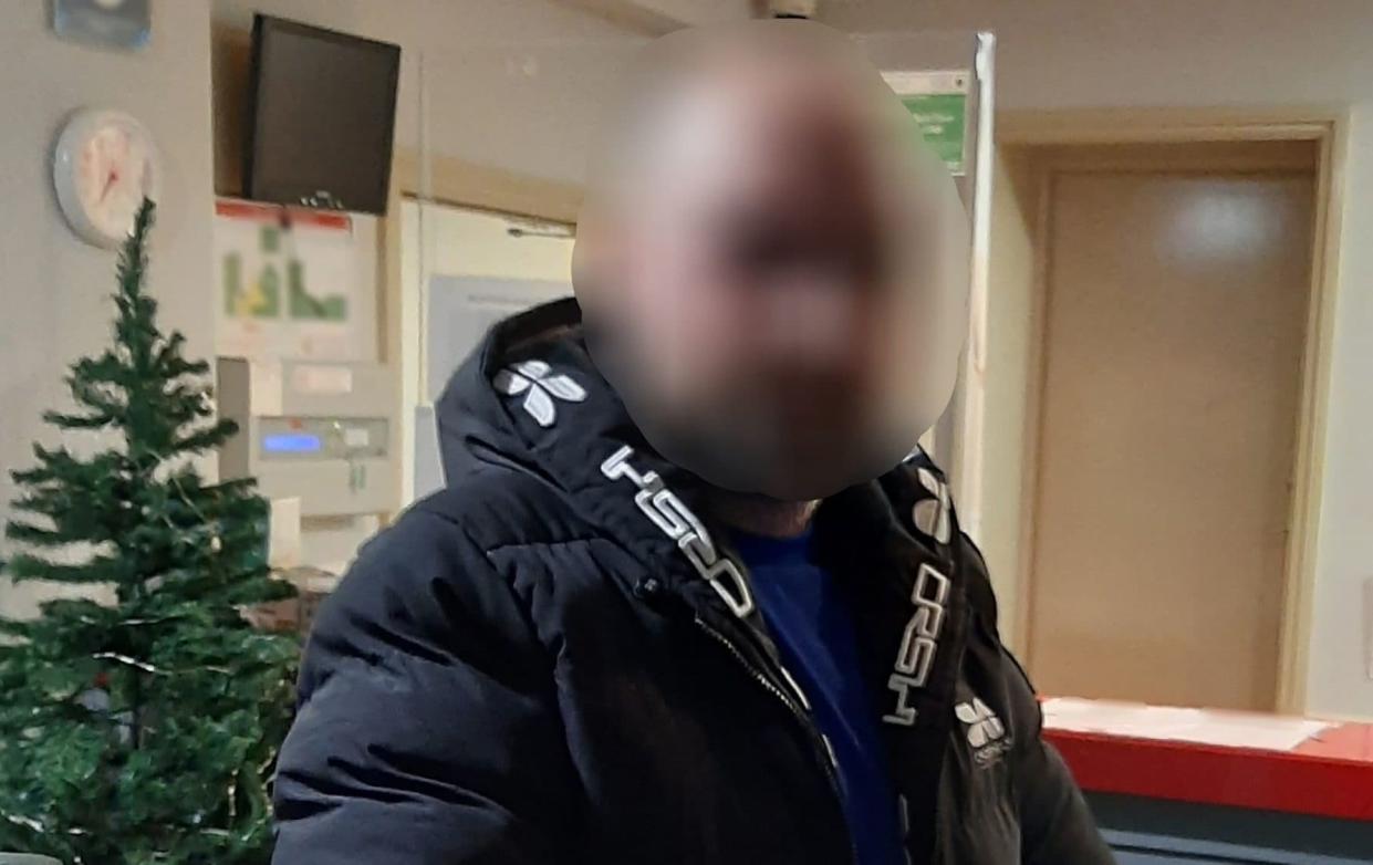 The National Crime Agency released a blurred photograph of Harem Ahmed Abwbaker, 32, who has been arrested in connection with the deaths of 27 people trying to cross the English Channel in a dinghy - National Crime Agency/PA