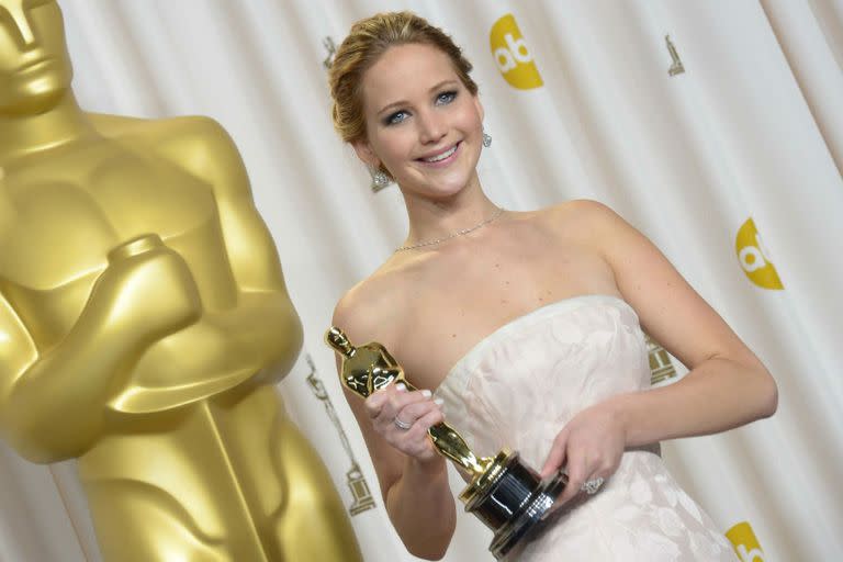 Jennifer Lawrence, última ganadora del Oscar por la película El lado luminoso de la vida